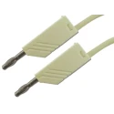Hirschmann Test & Measurement Connector Test Lead 32A 30 V ac 60 V dc White 1m Lead Length 934063107