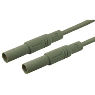 Hirschmann Test & Measurement Connector Test Lead 32A, 1000 V AC/DC, Grey, 1 m Length 934075106