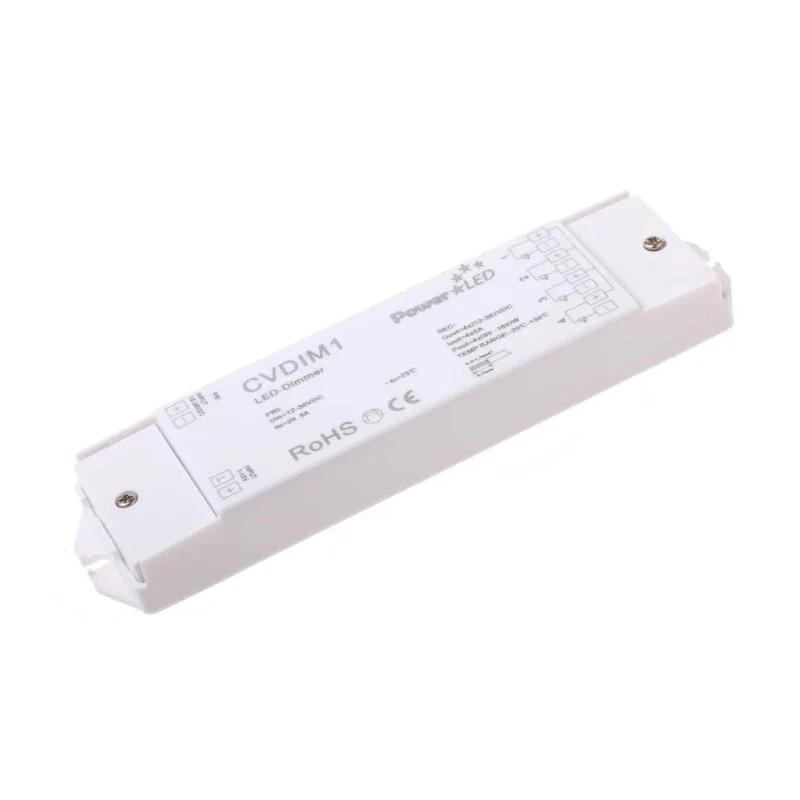 PowerLED 4 Channel 5 A Output LED Dimmer 180W 12 V dc 36V dc CVDIM1