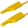 Hirschmann Test & Measurement Connector Test Lead 32A 1000 V AC/DC Yellow 500mm Lead Length 934087103