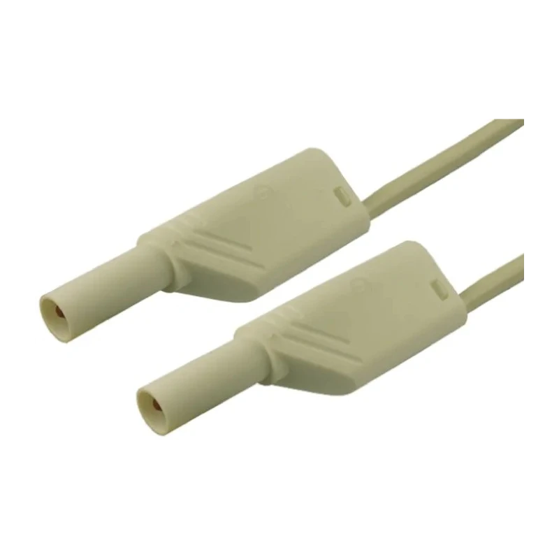 Hirschmann Test & Measurement Connector Test Lead 32A 1000V AC/DC White 500mm Lead Length 934087107