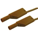 Hirschmann Test & Measurement Connector Test Lead 32A 1000 V AC/DC Brown 2 m Lead Length 934089105