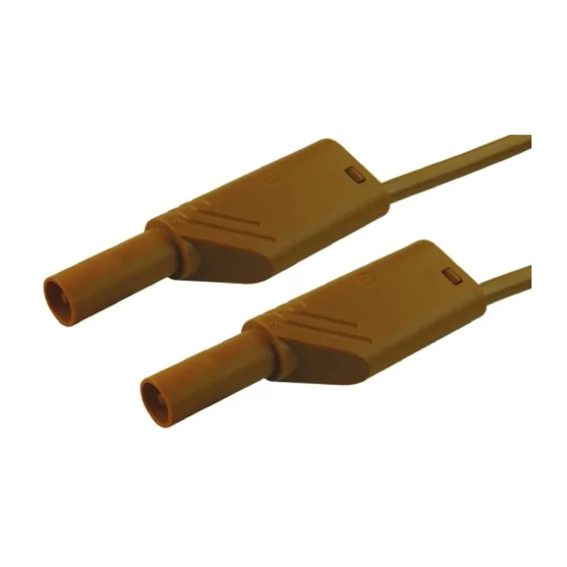 Hirschmann Test & Measurement Connector Test Lead 32A 1000 V AC/DC Brown 2 m Lead Length 934089105