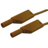 Hirschmann Test & Measurement Connector Test Lead 32A 1000 V AC/DC Brown 2 m Lead Length 934089105