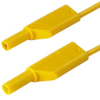 Hirschmann Test & Measurement Connector Test Lead 32A 1000V AC/DC Yellow 2m Lead Length 934089103