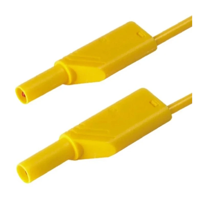 Hirschmann Test & Measurement Connector Test Lead 32A 1000V AC/DC Yellow 2m Lead Length 934089103