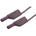 Hirschmann Test & Measurement Connector Test Lead 32A, 1000 V AC/DC, Violet, 2 m Lead Length 934089109