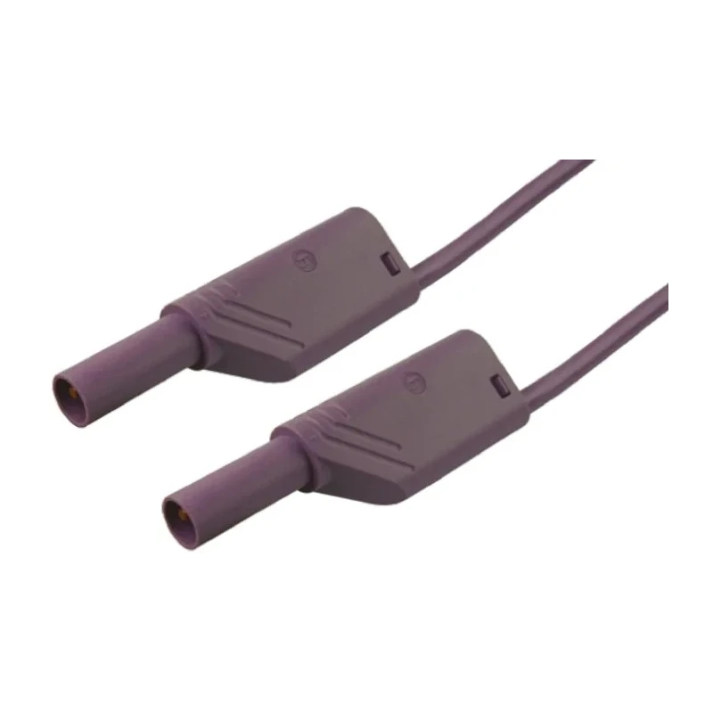 Hirschmann Test & Measurement Connector Test Lead 32A, 1000 V AC/DC, Violet, 2 m Lead Length 934089109