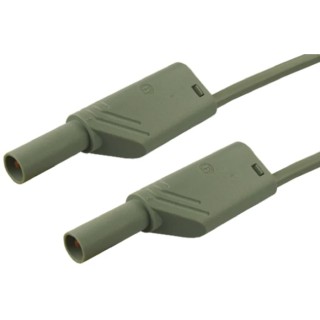 Hirschmann Test & Measurement 4 mm Connector Test Lead 32A 1000 V AC/DC Grey 2 m Lead Length 934089106