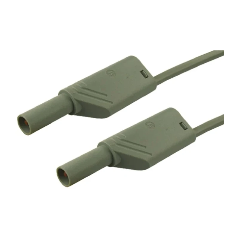 Hirschmann Test & Measurement 4 mm Connector Test Lead 32A 1000 V AC/DC Grey 2 m Lead Length 934089106