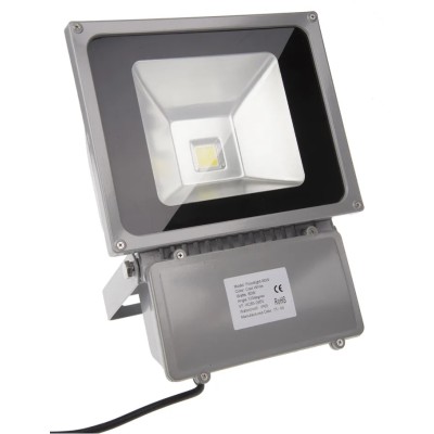 RS PRO Floodlight 1 LED 80 W Cool White 8061 lm IP65 Outdoor Lighting 787-1329