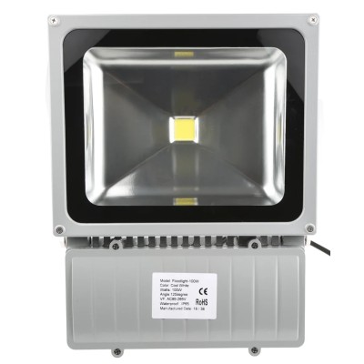 RS PRO Floodlight 1 LED 100 W Cool White 10080 lm IP65 Aluminium Housing 787-1323