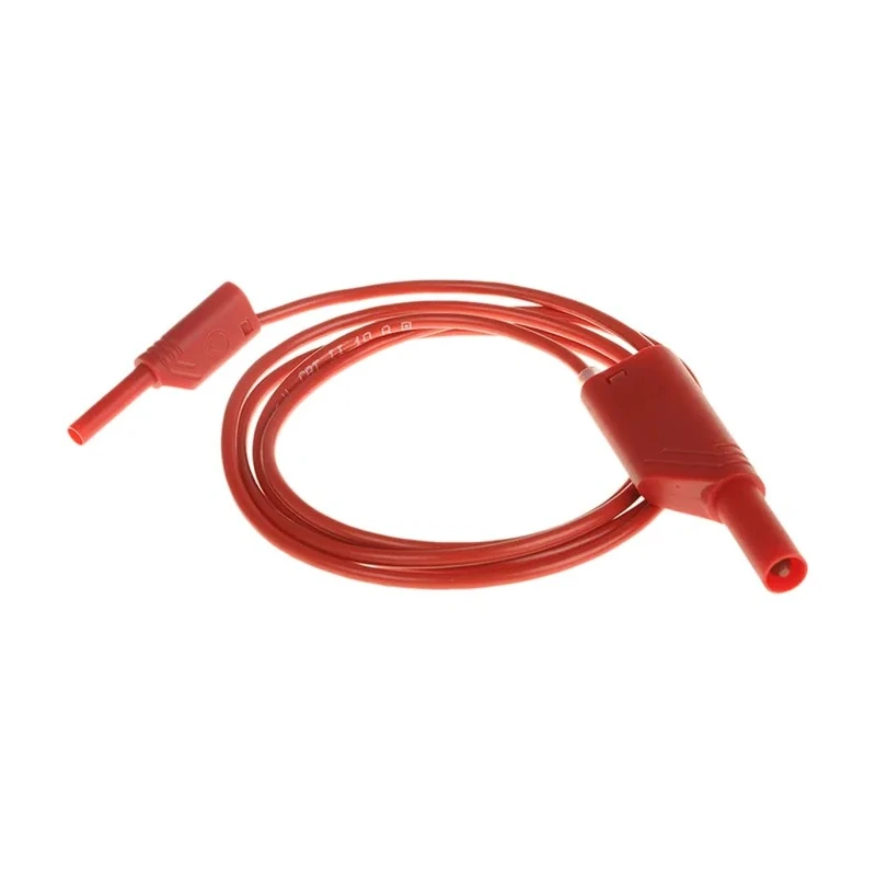 Hirschmann Test & Measurement Connector Test Lead 10A, 1000 V AC/DC, Red, 1 m Lead Length 975163101