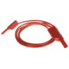 Hirschmann Test & Measurement Connector Test Lead 10A, 1000 V AC/DC, Red, 1 m Lead Length 975163101