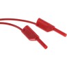 Hirschmann Test & Measurement Connector Test Lead 10A, 1000 V AC/DC, Red, 2 m Lead Length 975698701