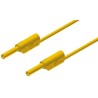 Hirschmann Test & Measurement Connector Test Lead 10A, 1000 V AC/DC, Yellow, 2m Lead Length 975698703