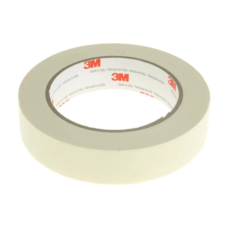 3M SCOTCH Beige Masking Tape Rubber Adhesive Paper Backing 24mm x 50m 0.13mm Thickness 101E 25mmx50m