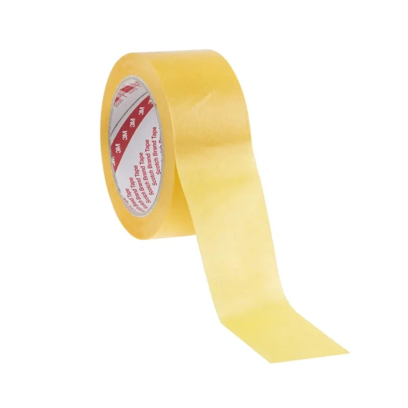 3M Scotch Masking Tape Gold Color 48mm Width 50m Length Acrylic Adhesive 0.09mm Thickness 244 50mm x 50M