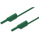 Hirschmann Test & Measurement Connector Test Lead 10A, 1000V AC/DC, Green, 2m Lead Length 975698704