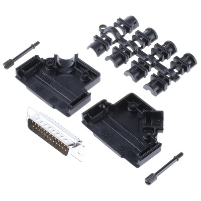MH Connectors 25 Way 45° D-Sub Connector Plastic Housing Solder Termination 250V MHD45PPK