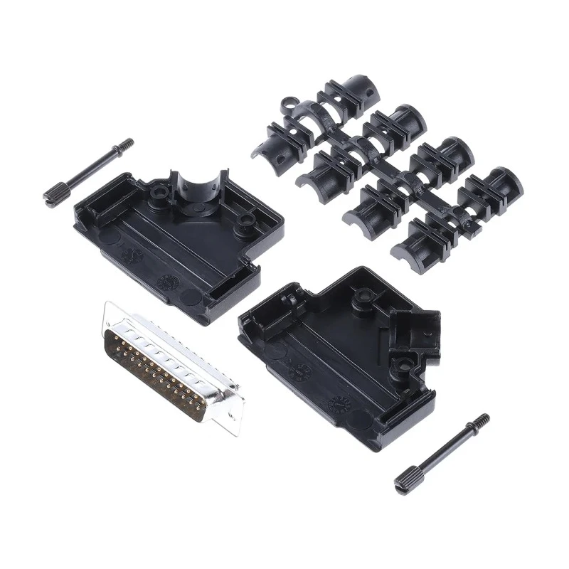 MH Connectors 25 Way 45° D-Sub Connector Plastic Housing Solder Termination 250V MHD45PPK