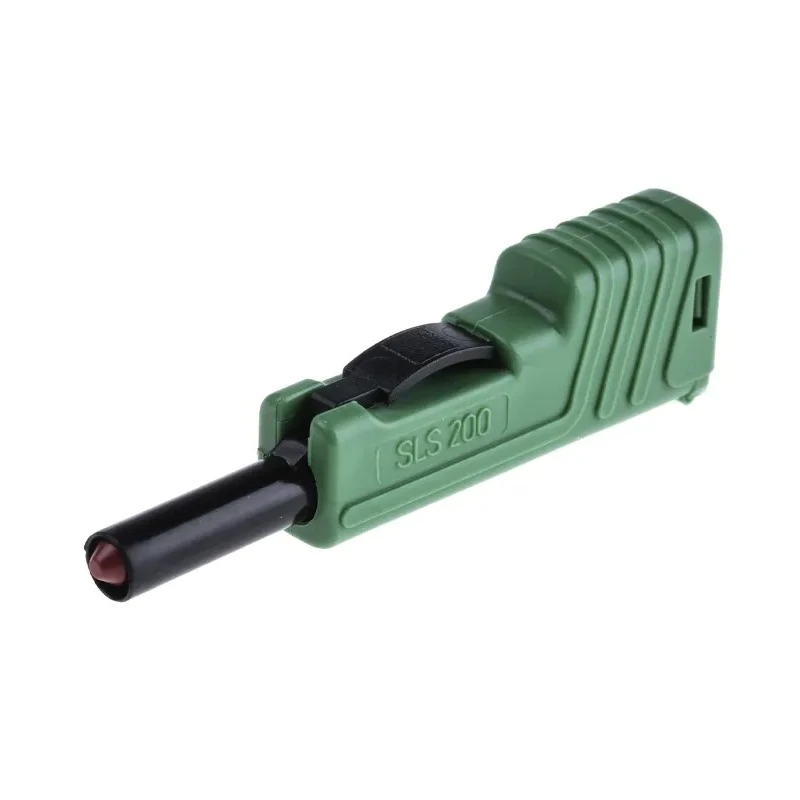 Hirschmann Test & Measurement Green Male Banana Plug 4 mm Connector Screw Termination 30 V AC 60 V DC 30 A Nickel 932153104