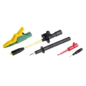 Hirschmann Test & Measurement Test Lead Kit with (2) Moulded Plug Adapters, (2) Safety Test Probes, Crocodile 932792001