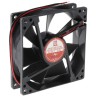 RS PRO Axial Fan, 60V DC, 12W, 200mA Max, 117.2 m³/h Air Flow, 3200 RPM, IP44, 92 mm Square Frame, Ball Bearing IP44