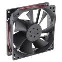 RS PRO Axial Fan, 60V DC, 12W, 200mA Max, 117.2 m³/h Air Flow, 3200 RPM, IP44, 92 mm Square Frame, Ball Bearing IP44