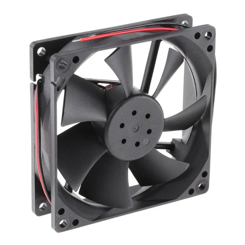 RS PRO Axial Fan, 60V DC, 12W, 200mA Max, 117.2 m³/h Air Flow, 3200 RPM, IP44, 92 mm Square Frame, Ball Bearing IP44