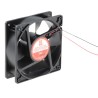 RS PRO Axial Fan 60V DC 195.4 m³/h Air Flow 14.4 W Power IP44 Protection 120mm x 120mm x 38mm IP44
