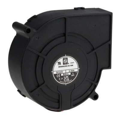 RS PRO Blower Centrifugal Fan 24V DC 33 CFM Ball Bearing Brushless Commutation 4000 RPM 787-4022