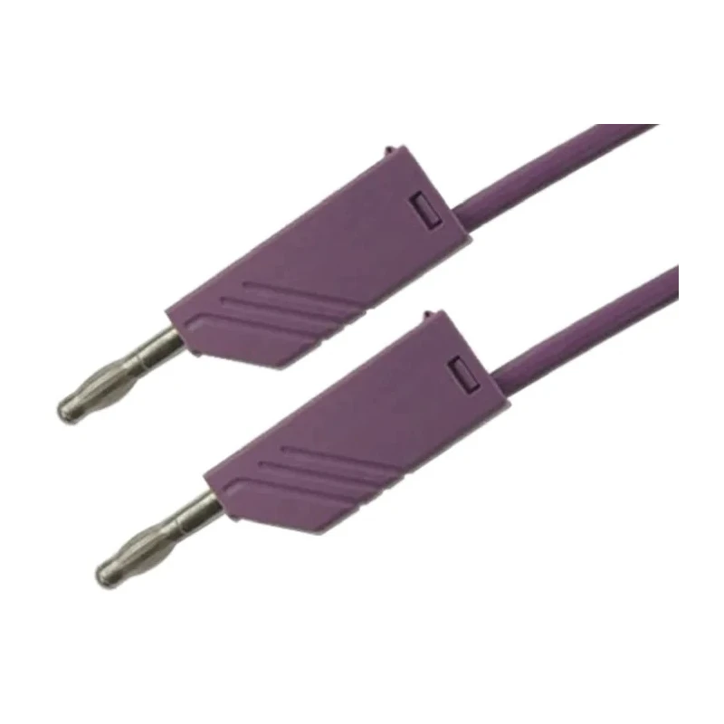 Hirschmann Test & Measurement Connector Test Lead 32A, 30 V AC, 60 V DC, Violet, 1 m Lead Length 934063109
