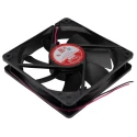 RS PRO Axial Fan 24V DC 3 W 140 mA Max Air Flow 121 m³/h IP44 120 mm Square Frame IP44