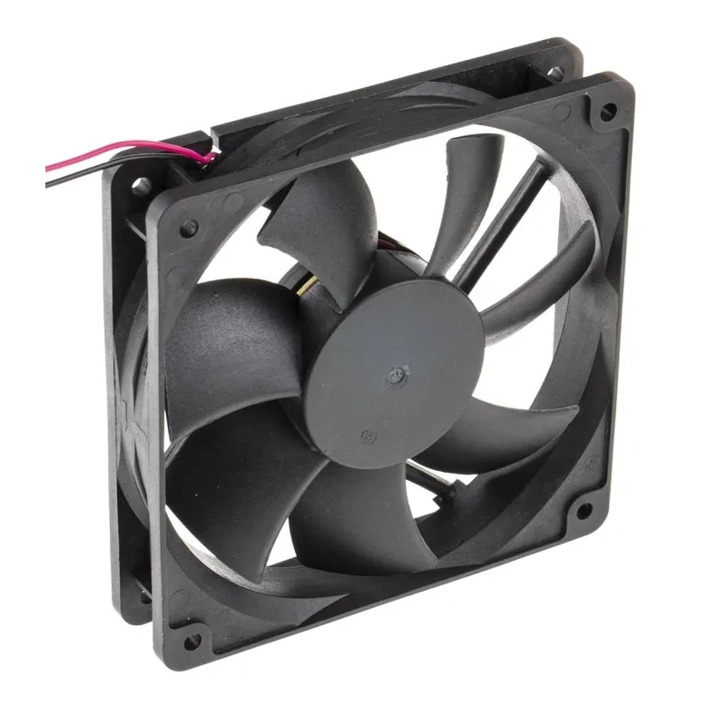 RS PRO Axial Fan 24V DC 3 W 140 mA Max Air Flow 121 m³/h IP44 120 mm Square Frame IP44