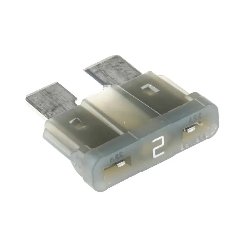 Littelfuse 2A Grey ATO Blade Fast Acting Car Fuse 32V DC 0287002.PXCN