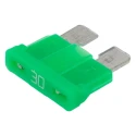 Littelfuse 30A Green Car Fuse 32V DC Fast Acting Polyamide 66 Body ATO Blade 0287030.PXCN