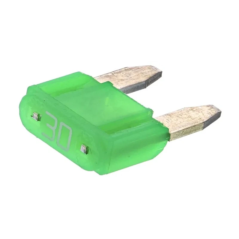 Littelfuse Mini Green Car Fuse 30A 32V DC Fast Acting Polyamide 66 Body 0297030.WXNV