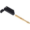 Hirschmann Test & Measurement Black Male Banana Plug 4 mm Connector Screw Termination 30 V ac 60 V dc 24A Gold 934100700