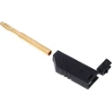 Hirschmann Test & Measurement Black Male Banana Plug 4 mm Connector Screw Termination 30 V ac 60 V dc 24A Gold 934100700