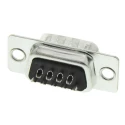 MH Connectors D-Sub 9 Way Straight 2.77 mm Pitch Cable Solder Cup Connector MHDB9SP