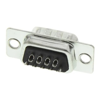 MH Connectors D-Sub 9 Way Straight 2.77 mm Pitch Cable Solder Cup Connector MHDB9SP