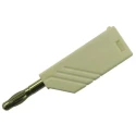Hirschmann Test & Measurement White Male Banana Plug 4 mm Connector Screw Termination 60V dc 24A Nickel Plating 934100107