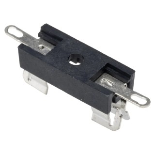 Littelfuse 6.3A 250V ac Base Mount Fuse Holder for Mini, Black Thermoplastic Body 64700001003