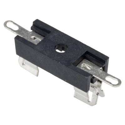 Littelfuse 6.3A 250V ac Base Mount Fuse Holder for Mini, Black Thermoplastic Body 64700001003