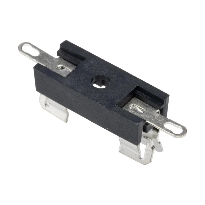 Littelfuse 6.3A 250V ac Base Mount Fuse Holder for Mini, Black Thermoplastic Body 64700001003