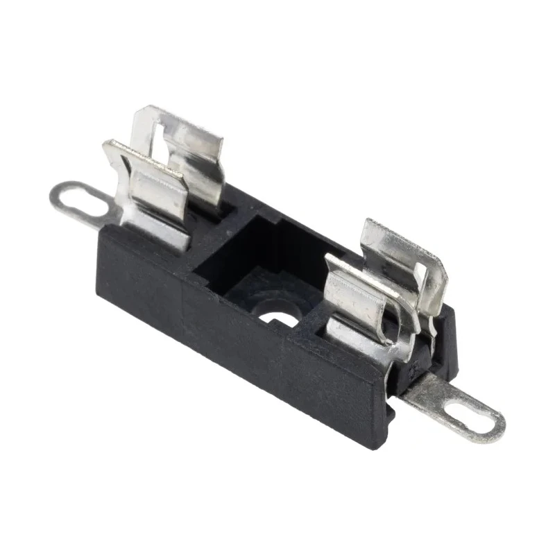 Littelfuse 6.3A 250V ac Base Mount Fuse Holder for Mini, Black Thermoplastic Body 64700001003