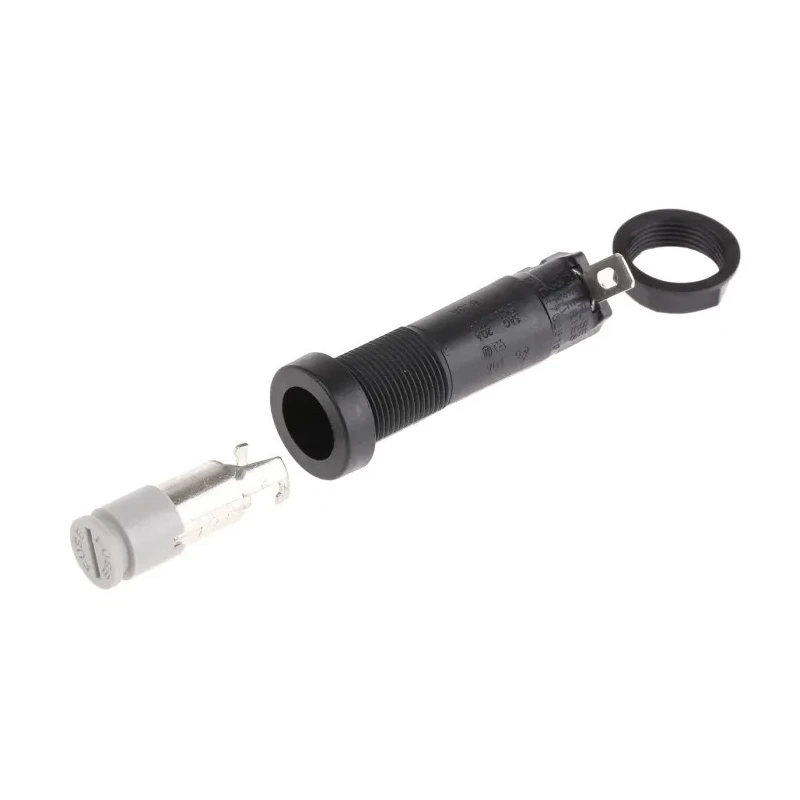 Littelfuse 20A Panel Mount Fuse Holder, 1 Pole, Compatible with 5 x 20 mm Fuses, 250V AC 03453LS1H