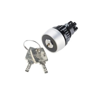 EAO IP65 Keylock Switch, 1 NO/1 NC Contact Configuration, 5A 2-Way Flat-Key, IP65 Rating IP65