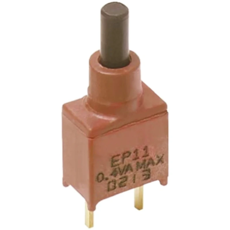 C & K EP Series Miniature Momentary Push Button Switch PCB Mount, 13 mm Cutout, SPST, IP40, 20 V dc/ac EP11SD1CBE